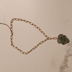 Anthropologie leaf necklace